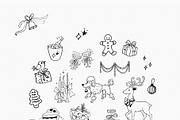 Christmas Embossed Frames & Line art, a Texture Graphic by divanovskaya_nv (Thumbnail 12 of 16)