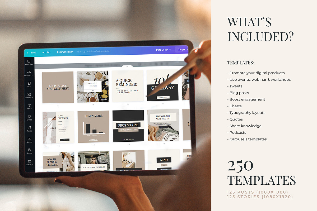 Instagram Creator for Coach Canva, a Social Media Template by Design District (Photo 7 of 33)