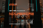 ARKCON - Futuristic Cyberpunk Font, a Font by Vroz Studio (Thumbnail 4 of 6)