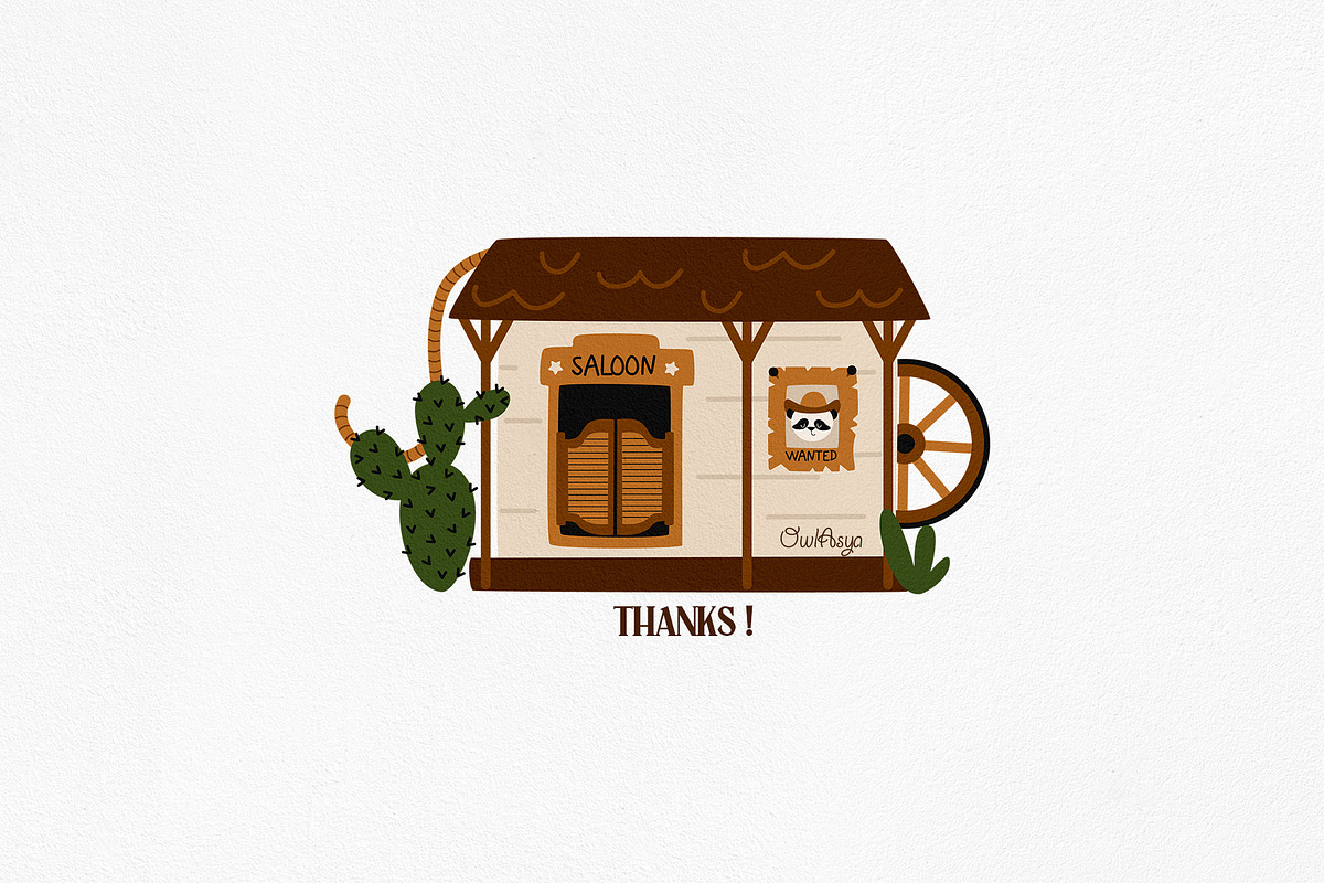 WILD WEST collection, a Graphic by owlasya (Photo 10 of 10)