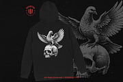 10 Bundle Dark Art Dove Standing, an Illustration by Morspective (Thumbnail 4 of 7)