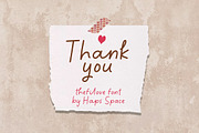 thefiLove Casual Handwritten Font, a Font by Haps Space (Thumbnail 9 of 9)
