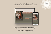 Carla Boho Showit Website Template, a Templates & Theme by Studio Zash (Thumbnail 5 of 11)