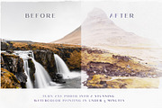 Watercolor Photo Effect, an Action Add-On by AlienValley (Thumbnail 2 of 9)
