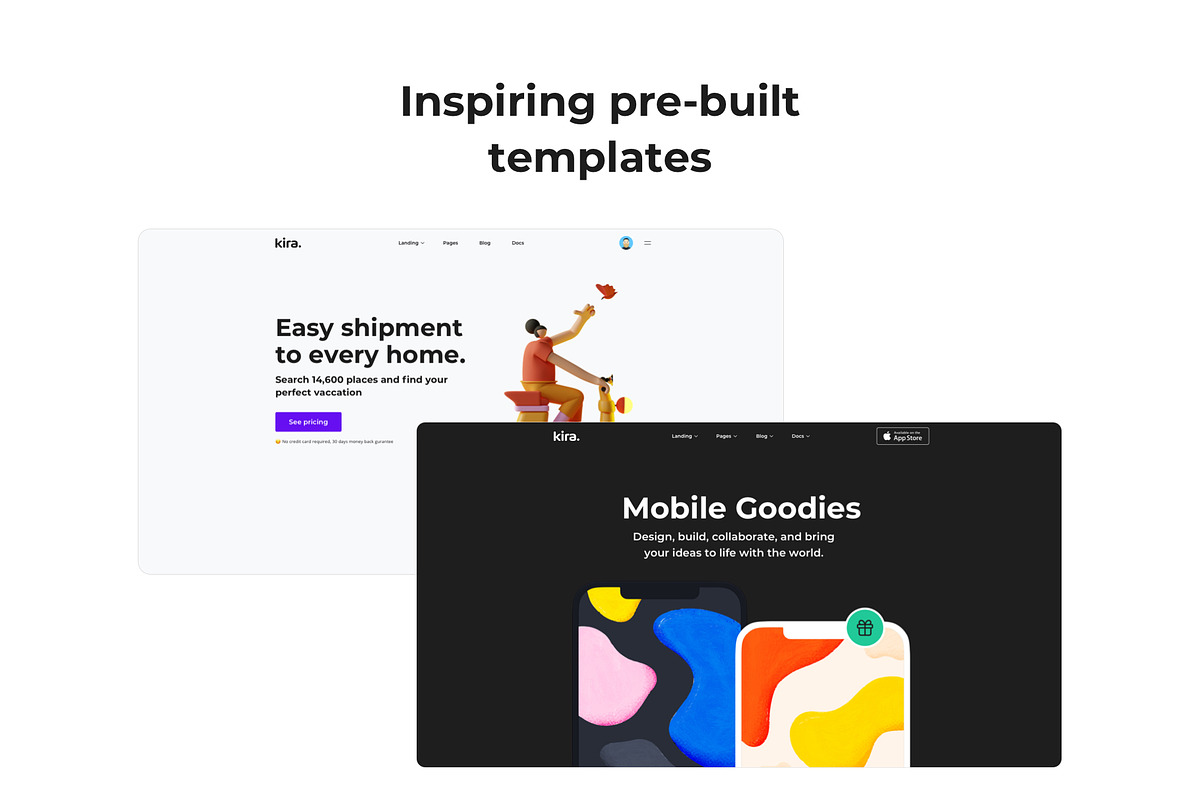 Kira - Mini Design System, an UI Kit Template by Fabrx Design (Photo 3 of 6)