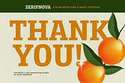 Serifnova, a Serif Font by graphicook (Thumbnail 10 of 10)