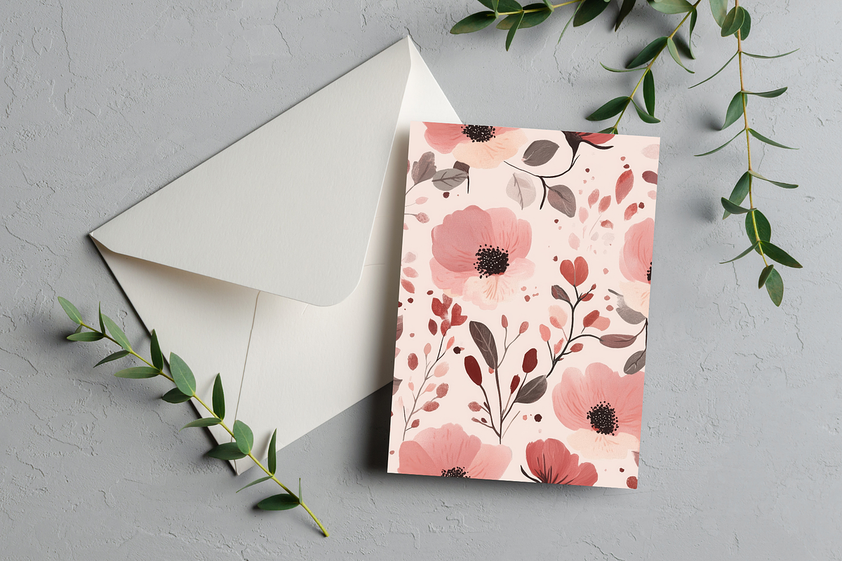 Dusty Rose Seamless Patterns, a Pattern Graphic by Artful Assets Boutique (Photo 4 of 4)