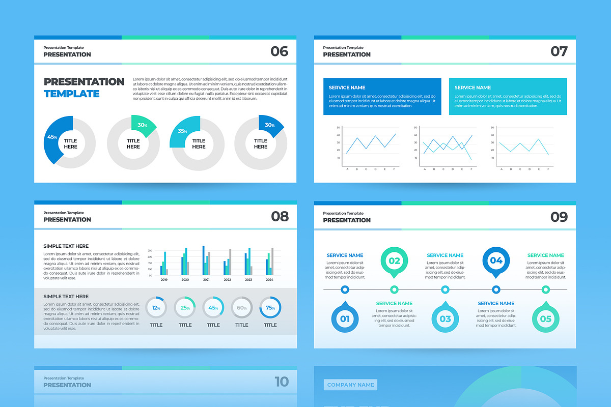 Sleek Marketing Pitch Deck, a Presentation Template by CreativeUP (Photo 6 of 6)