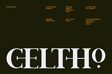 Celtho - Modern Serif Font Family