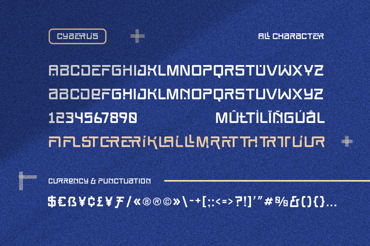 Cyberus Font, a Font by Grontype (Photo 9 of 10)