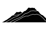 collection of volcano silhouettes, an Illustration by Amazin_art (Thumbnail 12 of 31)
