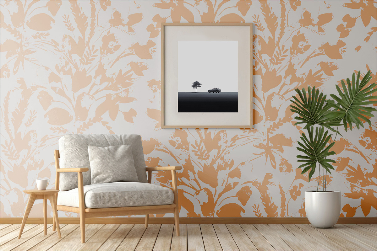 Summer Artistic Flowers, a Wallpaper Graphic by MalyskaStudio (Photo 4 of 5)
