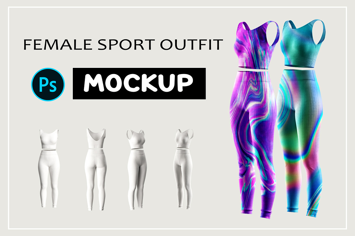 Basic Sportswear Mockup, an Advertising Mockup by PudraART (Photo 1 of 7)