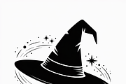 Halloween witch hat designed, an Illustration by Amazin_art (Thumbnail 6 of 21)