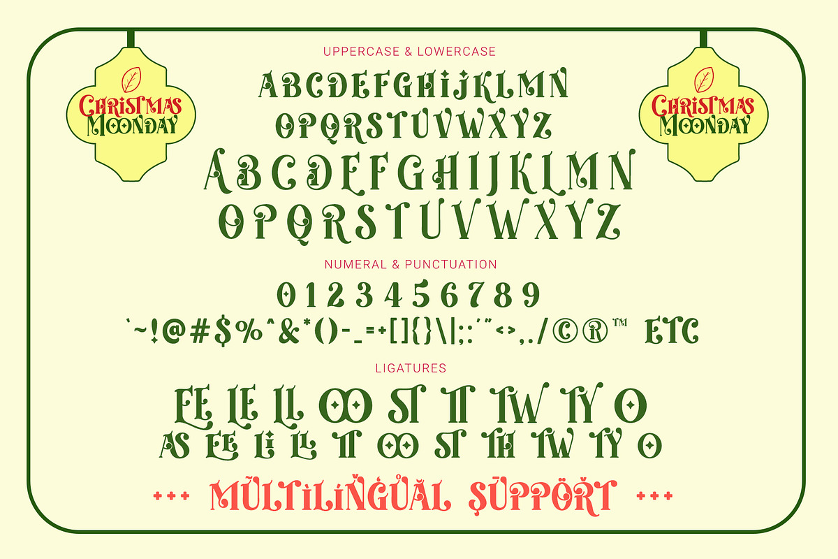 Christmas Moonday - All Caps Serif, a Serif Font by Airotype (Photo 10 of 12)