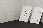 5 White Business Card Mockup Pack, a Print Template by S48 Mockups (Thumbnail 4 of 5)