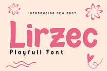 Lirzec | Playful Font Display