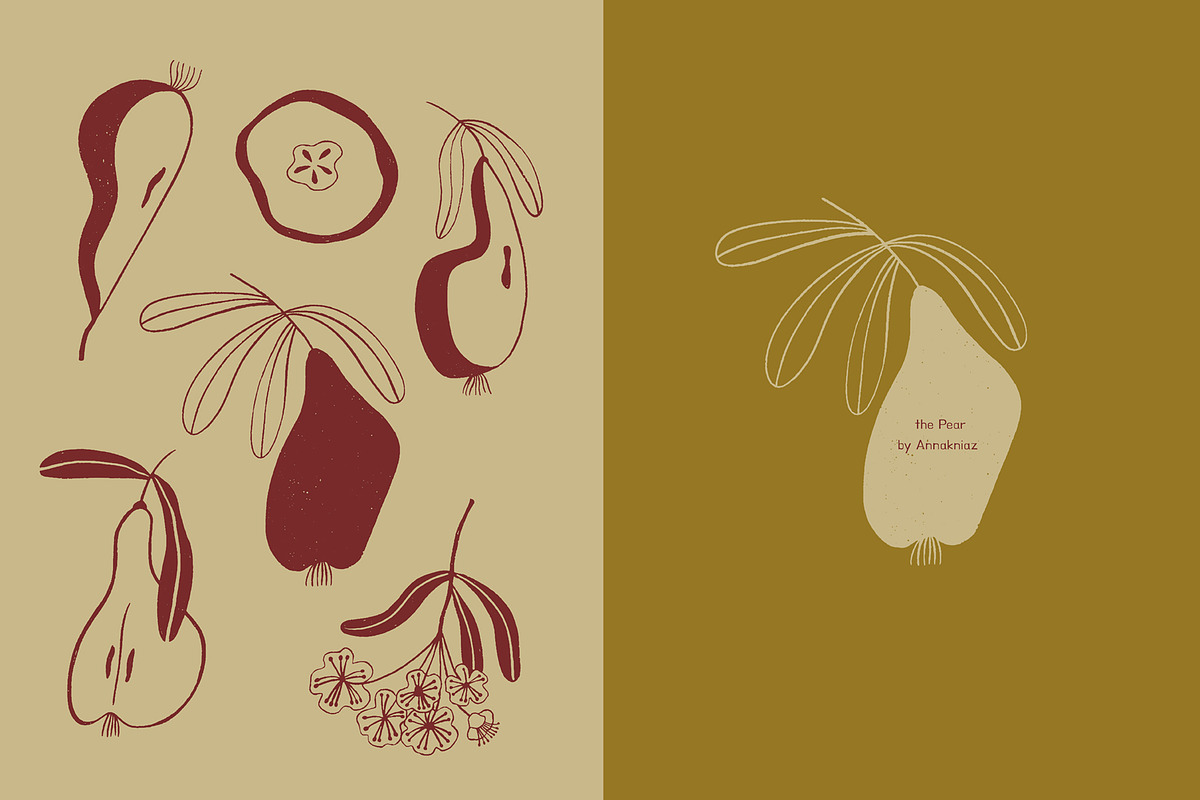 It's Autumn - fruits and foliage, a Seasonal Illustration by Annakniaz (Photo 3 of 15)