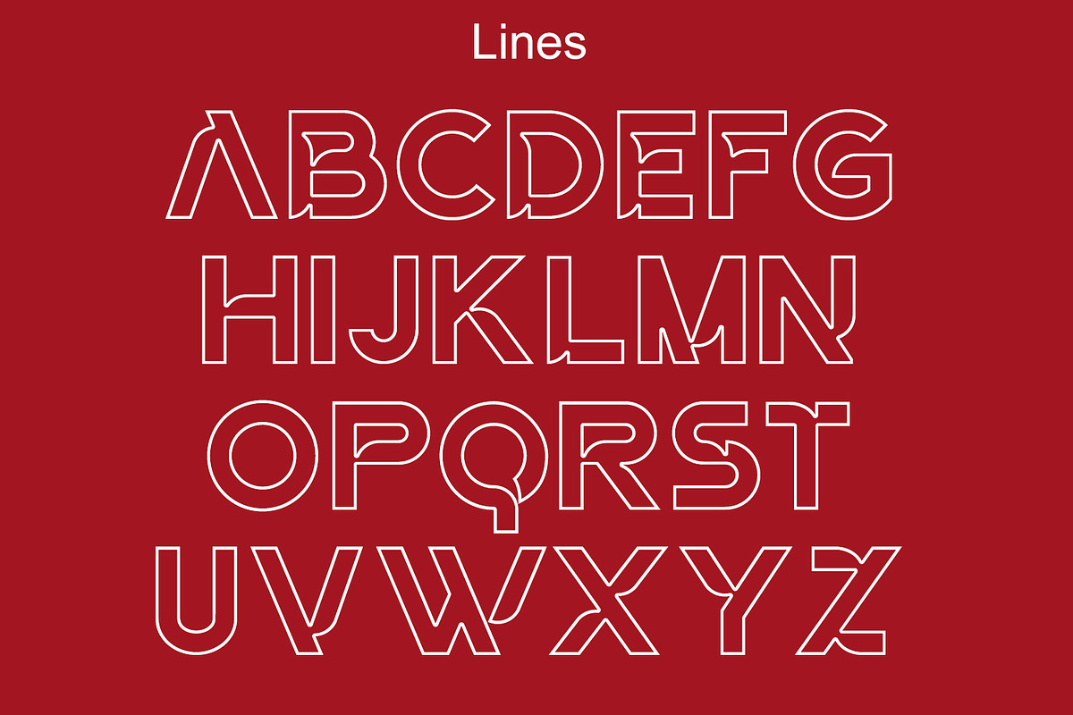 Neo Royken Font | Modern Futuristic, a Sans Serif Font by WhymoreArt (Photo 7 of 8)