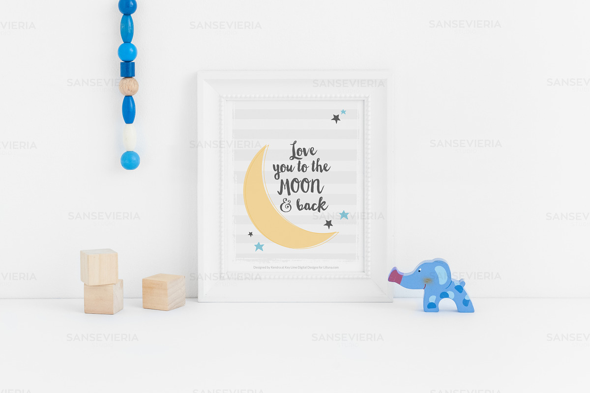 Nursery frame mock up 8x10 16x20 4:5, a Print Template by Grace White (Photo 3 of 4)