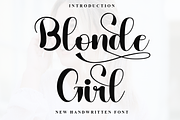 Blonde Girl, a Handwritten Font by InermediaSTUDIO (Thumbnail 1 of 8)