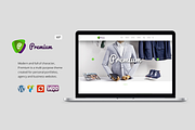 Premium - Business WordPress Theme, a WordPress Template by europadns (Thumbnail 1 of 5)