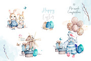 Happy Easter Spring Set, an Animal Illustration by Ann Art Houze (Thumbnail 6 of 17)