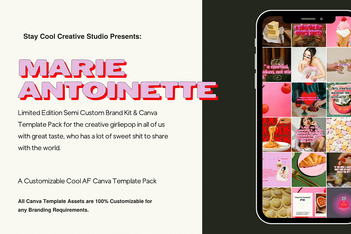 Bold Feminine Brand & Canva Template, a Templates & Theme by Stay Cool Creative Studio (Photo 1 of 5)