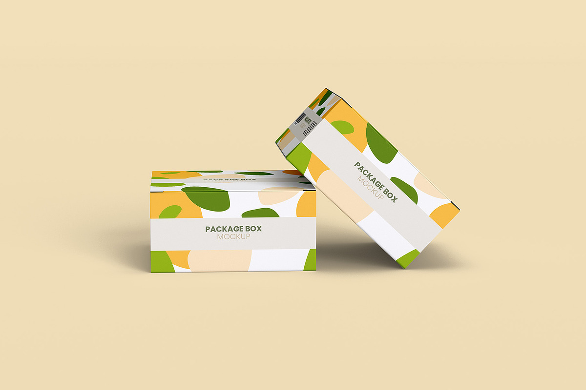 Package Box Mockup - 7 views, a Packaging Mockup by Illusiongraphic (Photo 5 of 19)