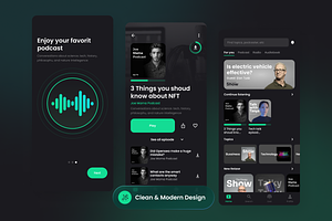 Podcast Audio Streaming Mobile App
