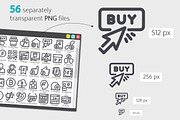 E-commerce Line Icons Set, an Outline Icon by Voysla's Shop (Thumbnail 3 of 4)