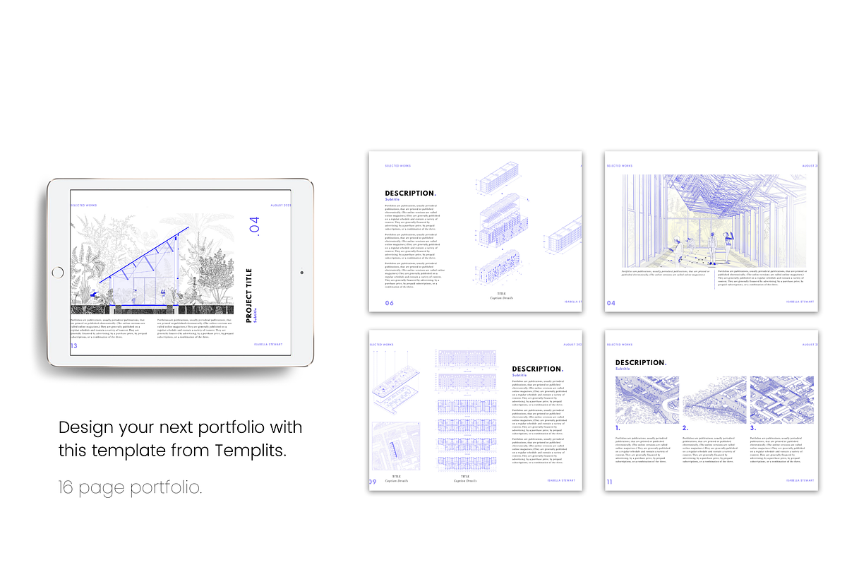 Architecture Portfolio Template, a Branding & Logo Template by Templits (Photo 2 of 10)