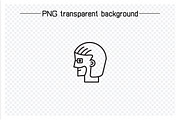 Human Head Avatars Set, an Outline Icon by Designfour (Thumbnail 2 of 7)