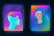 RETRO Wave. 30 design templates., a Person Illustration by Varvara Gorbash (Thumbnail 4 of 10)