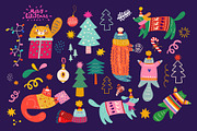 Merry Christmas, a Seasonal Illustration by MoleskoStudio (Thumbnail 6 of 28)