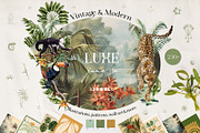 Jungle Luxe Watercolor Collection, an Object Graphic by Julia Dreams (Thumbnail 1 of 12)