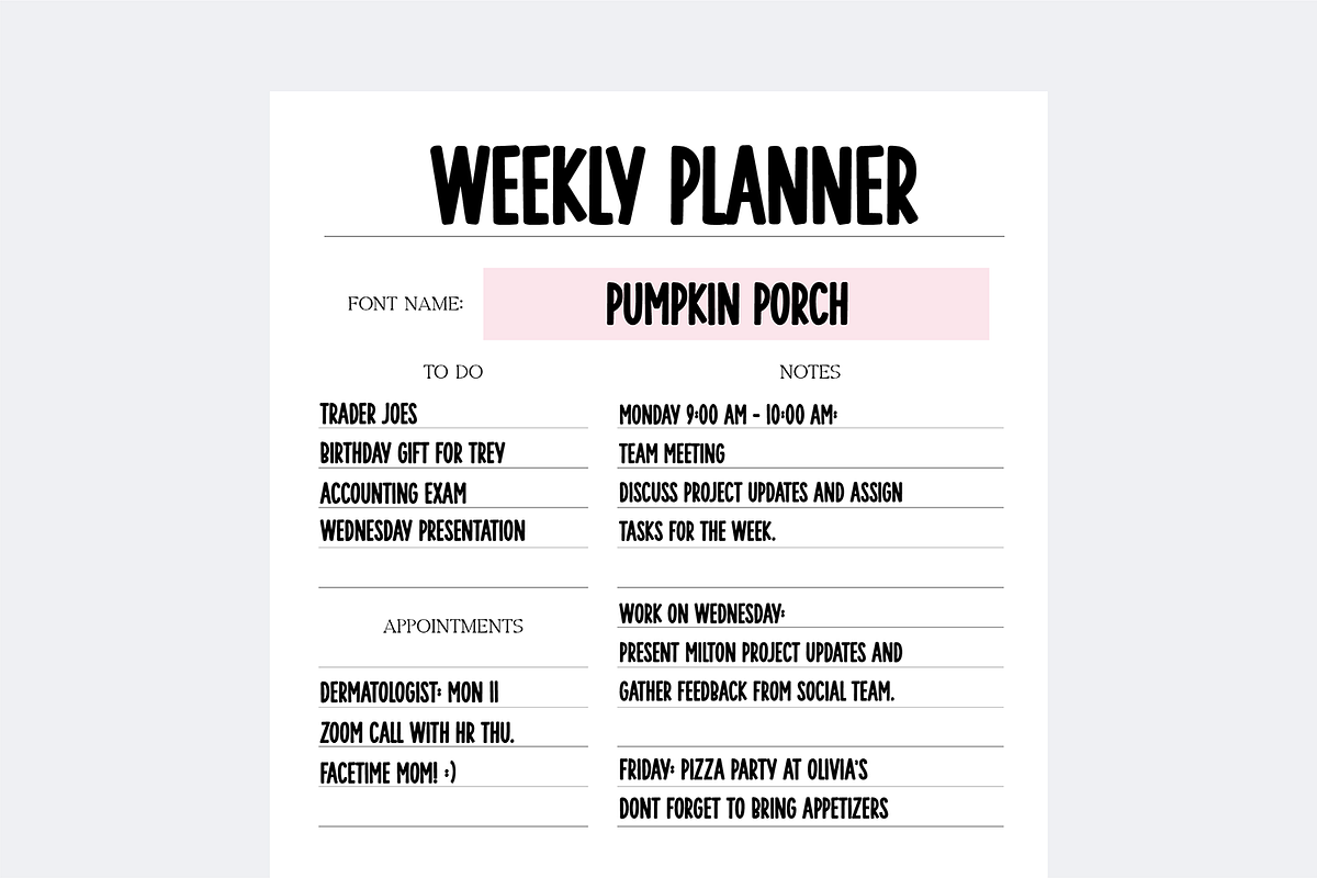 Essential Digital Planner Fonts Bund, a Handwritten Font by Blush Font Co. (Photo 9 of 9)