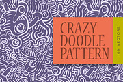 Vector Set: Crazy Doodle Lines, a Background Graphic by Savgraf (Thumbnail 3 of 5)