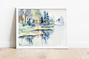 Forest and mountains watercolor set, an Illustration by Larisa Maslova (Thumbnail 11 of 11)