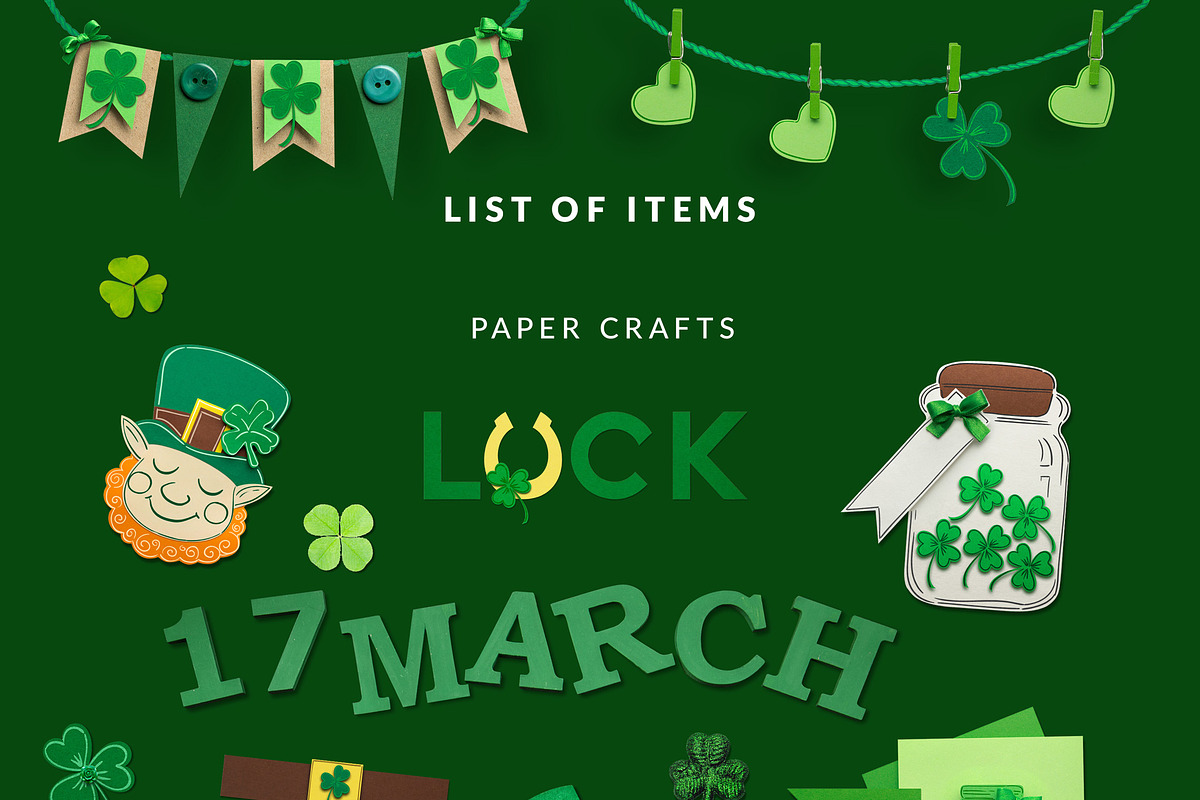 St. Patrick's Day - Scene Generator, a Hat Mockup by relineo.mock-ups (Photo 5 of 5)