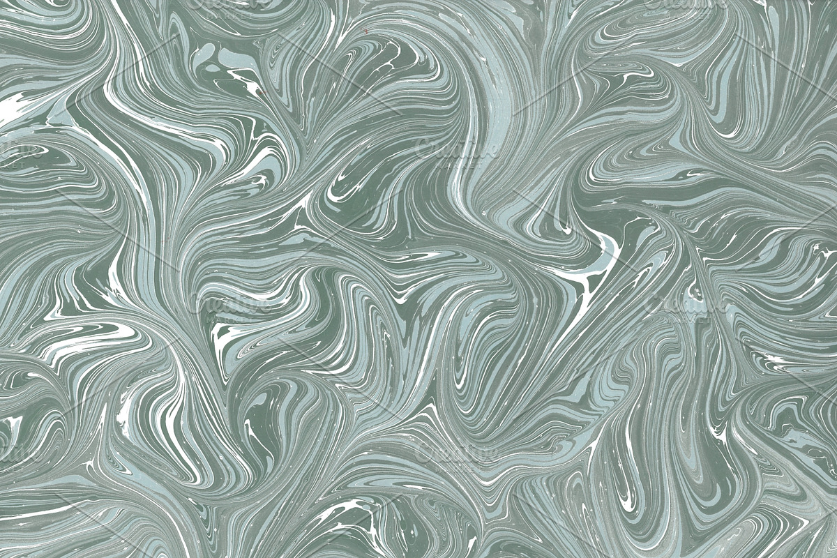 3 Hand Marbled Papers Snake, a Texture Graphic by Marblingdom (Photo 2 of 4)