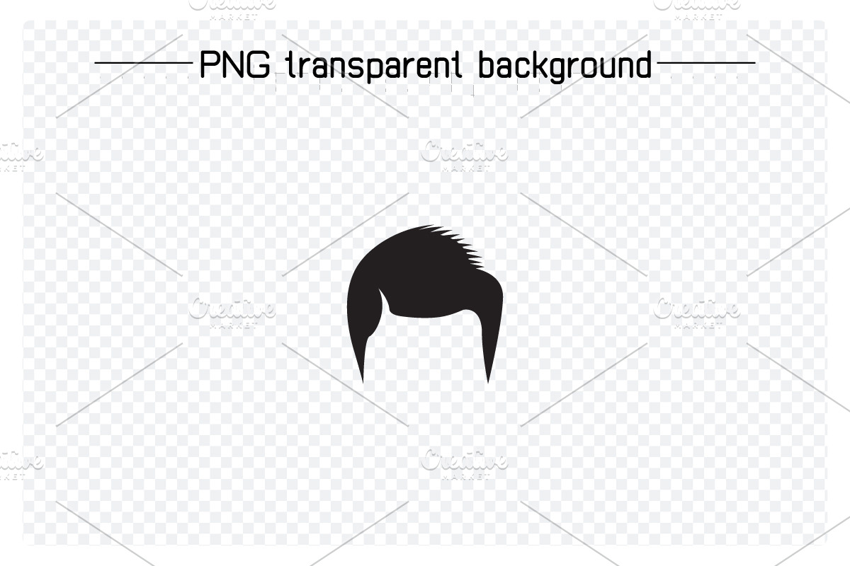 Wig and Hair Icons Set, a Solid Icon by Designfour (Photo 2 of 7)