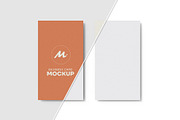 Vertical Business Card Mockup, a Product Mockup by graphypix (Thumbnail 3 of 4)