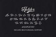 Holster - Vintage Script Font, a Script Font by Arendxstudio (Thumbnail 10 of 10)
