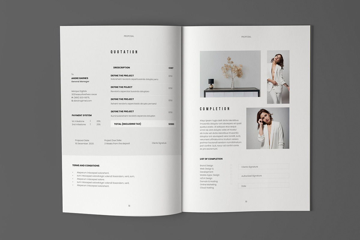 Business Proposal, a Brochure Template by HR Studio (Photo 10 of 11)