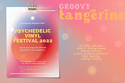 Groovy Tangerine Bokeh Grainy, a Texture Graphic by Vintage Digital Textures (Thumbnail 4 of 19)