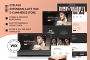 Eyelash Extension & Lift Wix Store, a Wix Template by Wix Creative Themes (Thumbnail 1 of 3)
