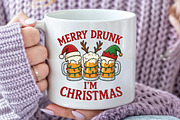Merry Drunk I'm Christmas Beer, an Illustration by CraftArtStudio (Thumbnail 2 of 4)