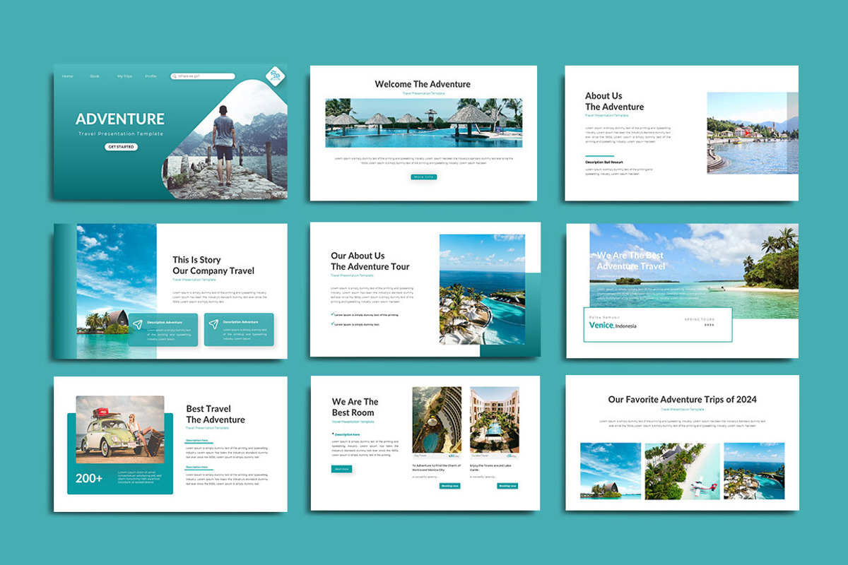 Adventure Powerpoint Template, a Presentation Template by yanindesign (Photo 2 of 5)