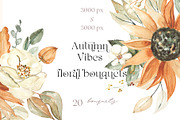 Autumn Vibes. Pumpkins Watercolor, an Illustration by LABFcreations (Thumbnail 21 of 21)